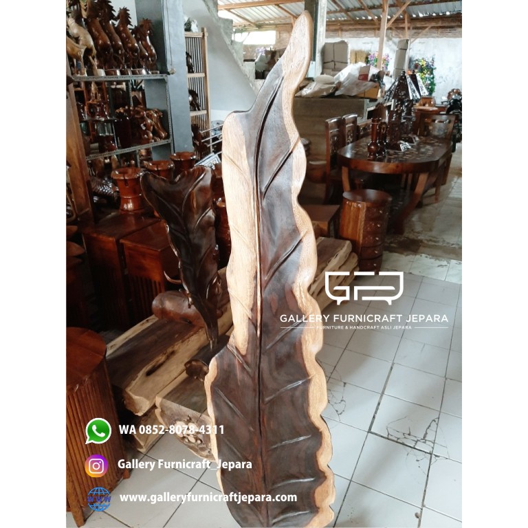 dekorasi daun sonokeling 40x45x175 @950 02