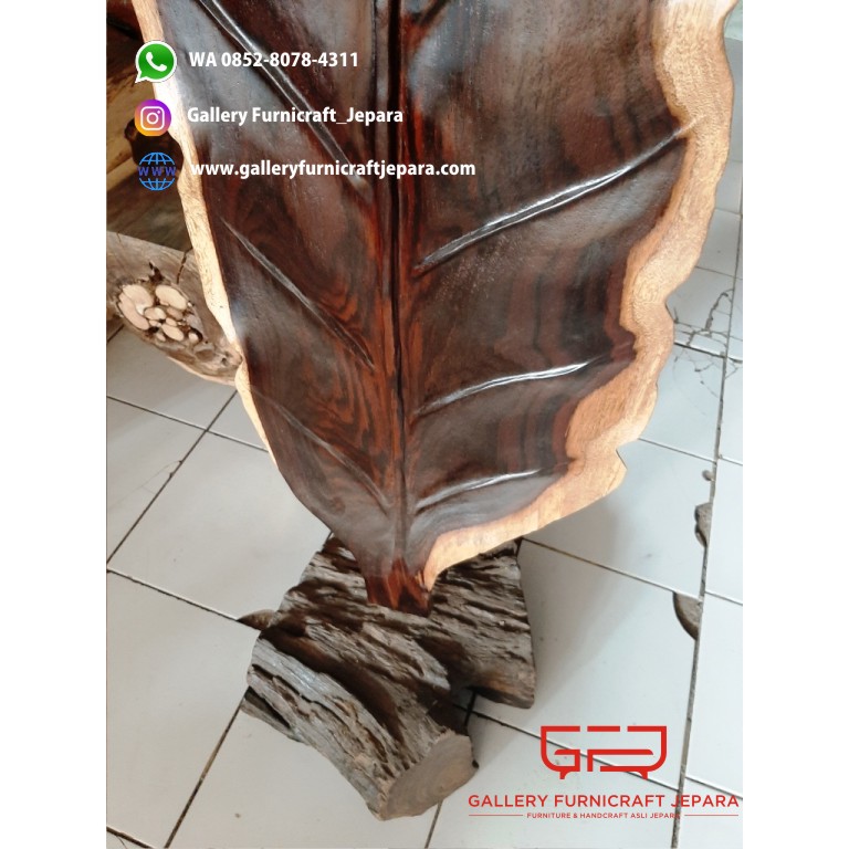 dekorasi daun sonokeling 40x45x175 @950