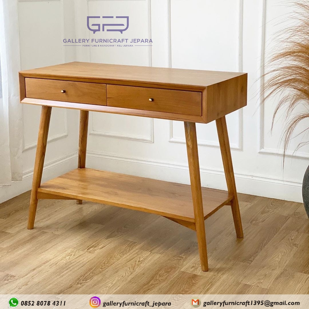 meja console retro 110x45x80