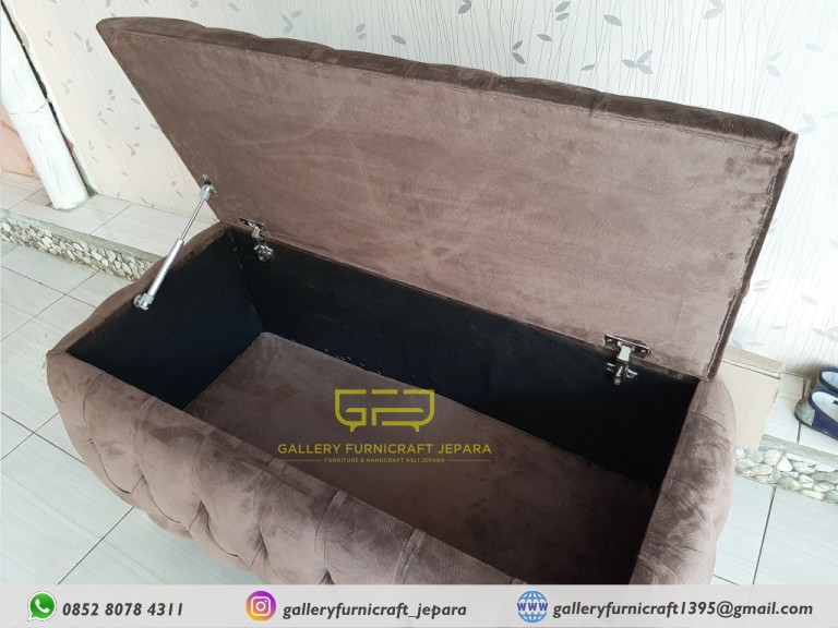 sofa box Cokelat 100x45x55 @850 03