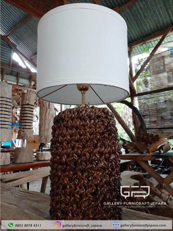 lampu hias dekorasi hotel pelepah pisang 20x20x50 @500 03