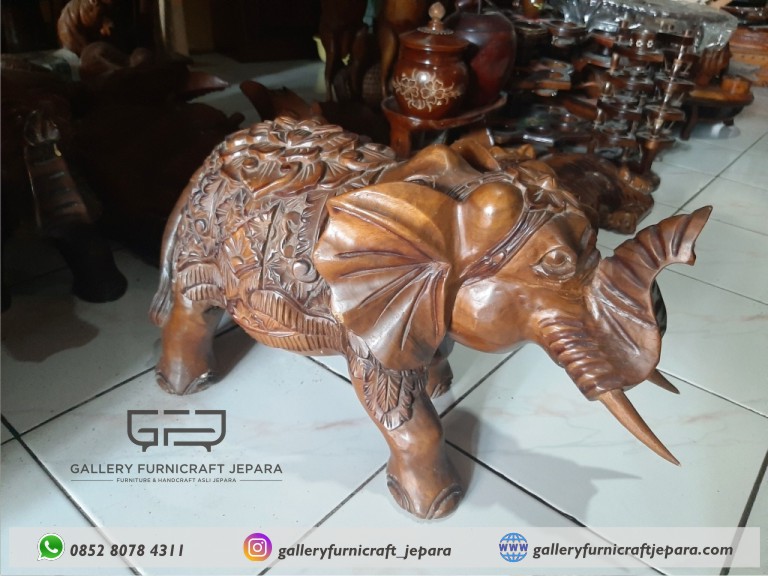 patung gajah india 55x20x30cm @400 02