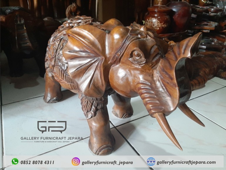 patung gajah india 55x20x30cm @400