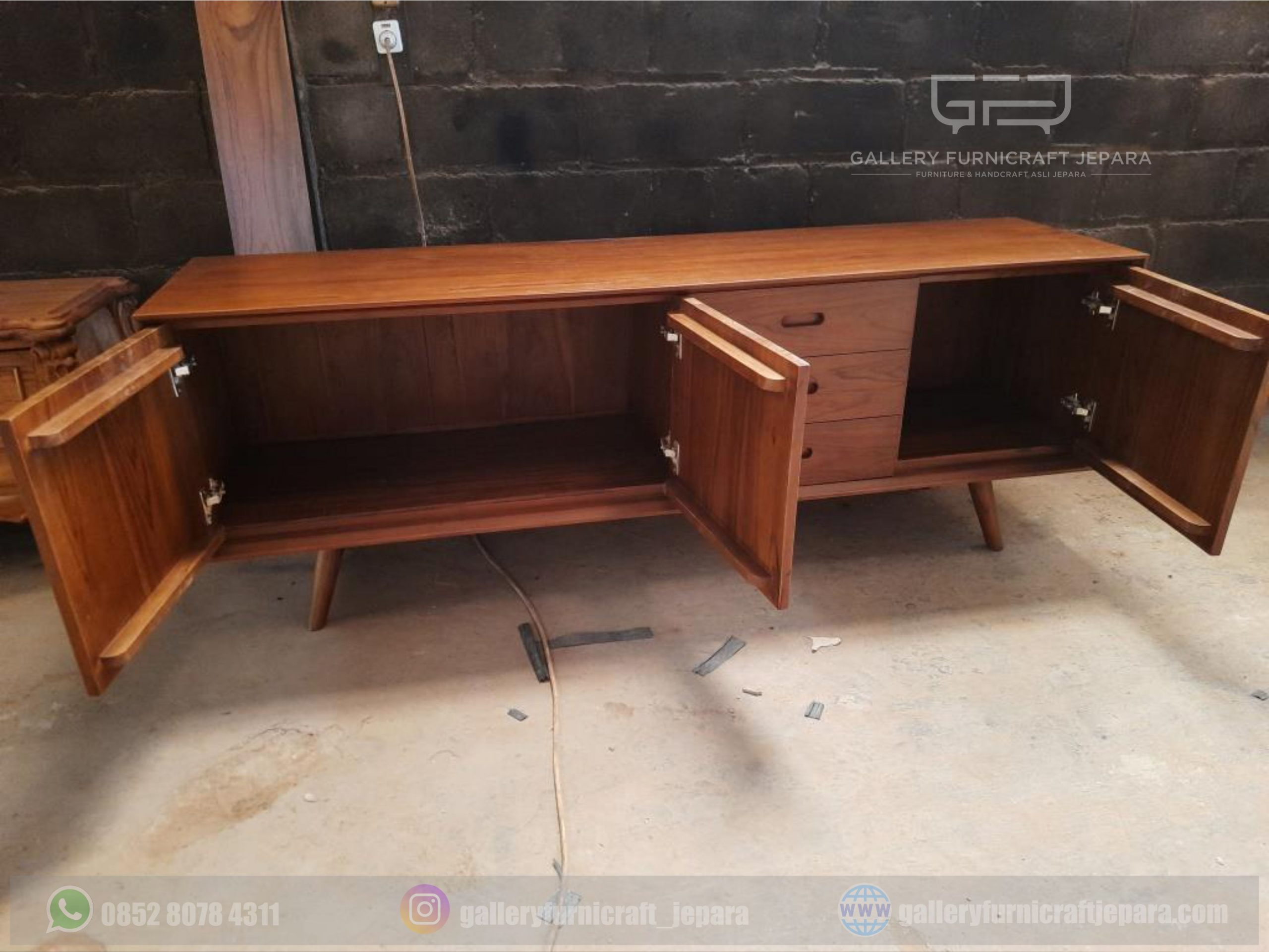 bufet minimalis 3p 3l 180x45x65cm 03