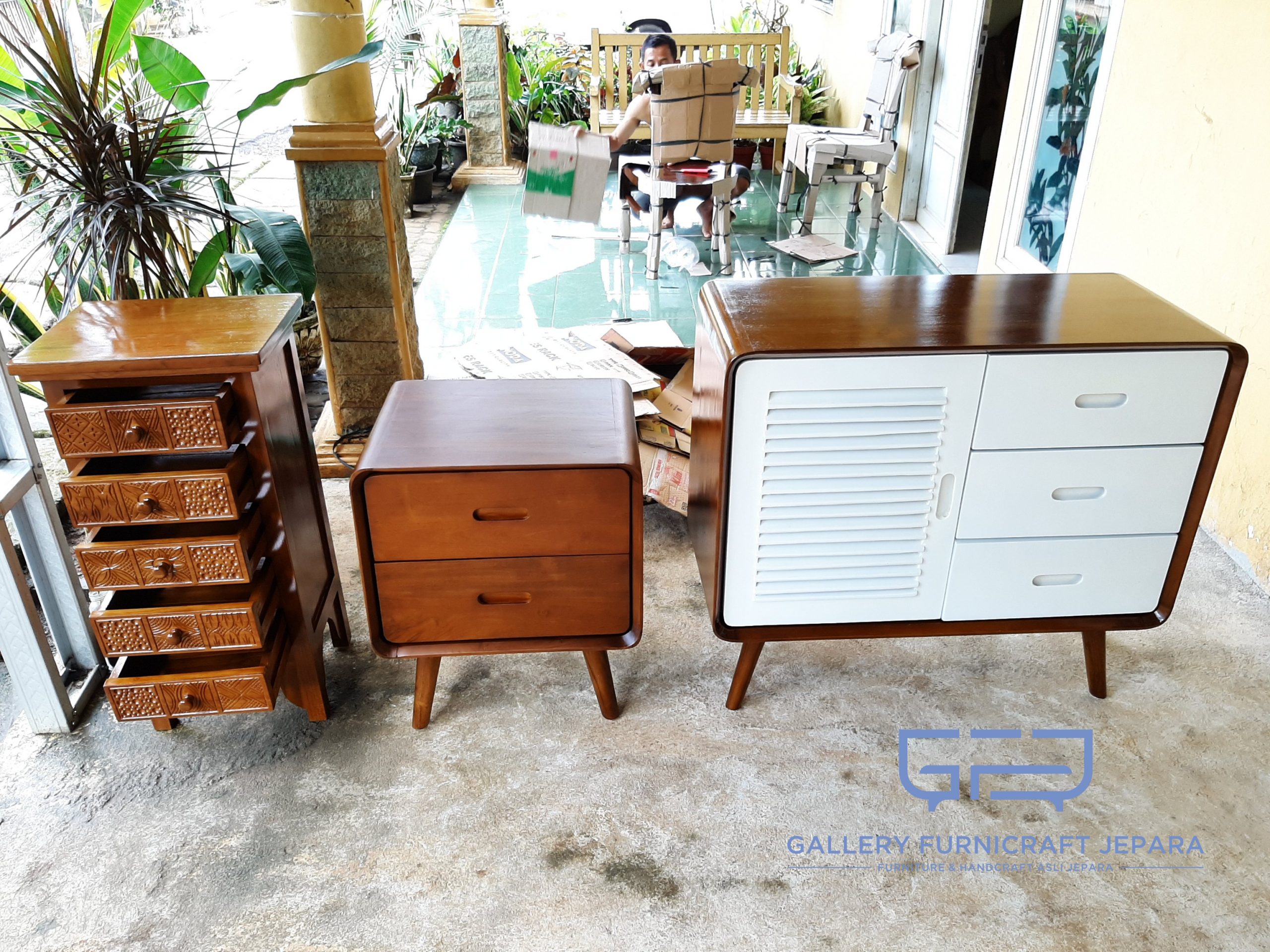 paket 3 nakas retro minimalis