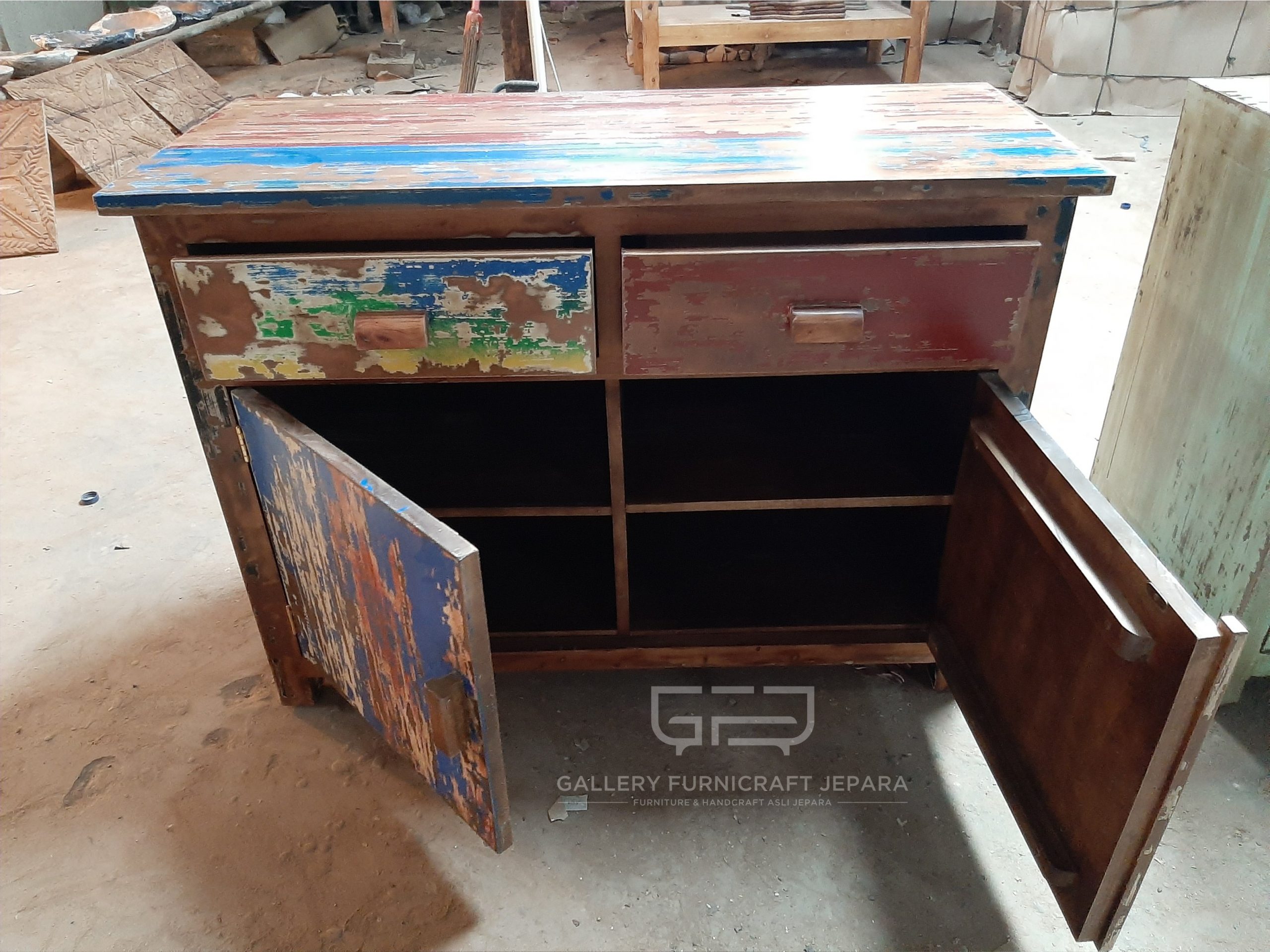 meja bufet antique scretch 110x45x80cm 03