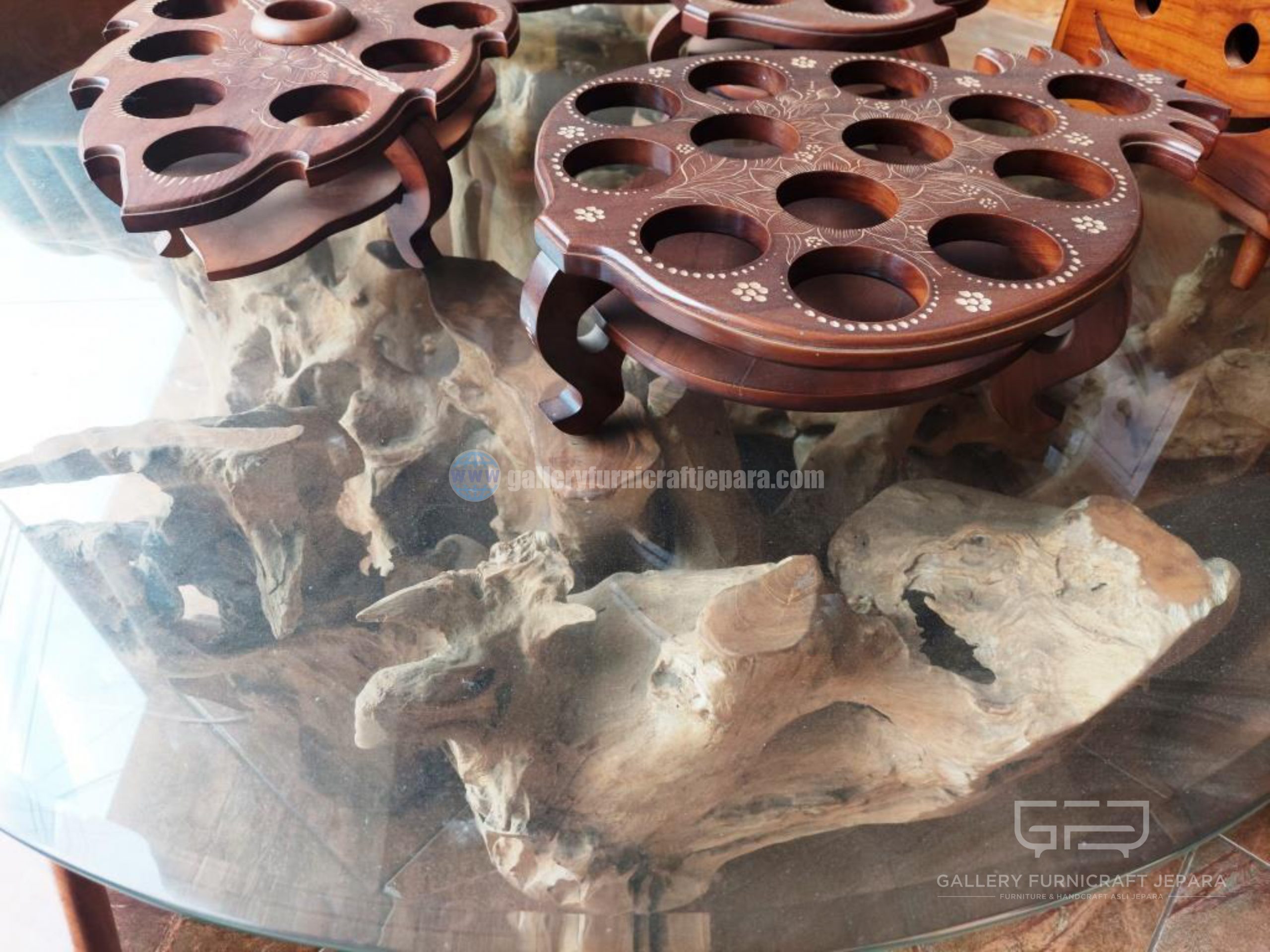 set meja teh 110x45cm , kursi 65x40x60cm @5400 03
