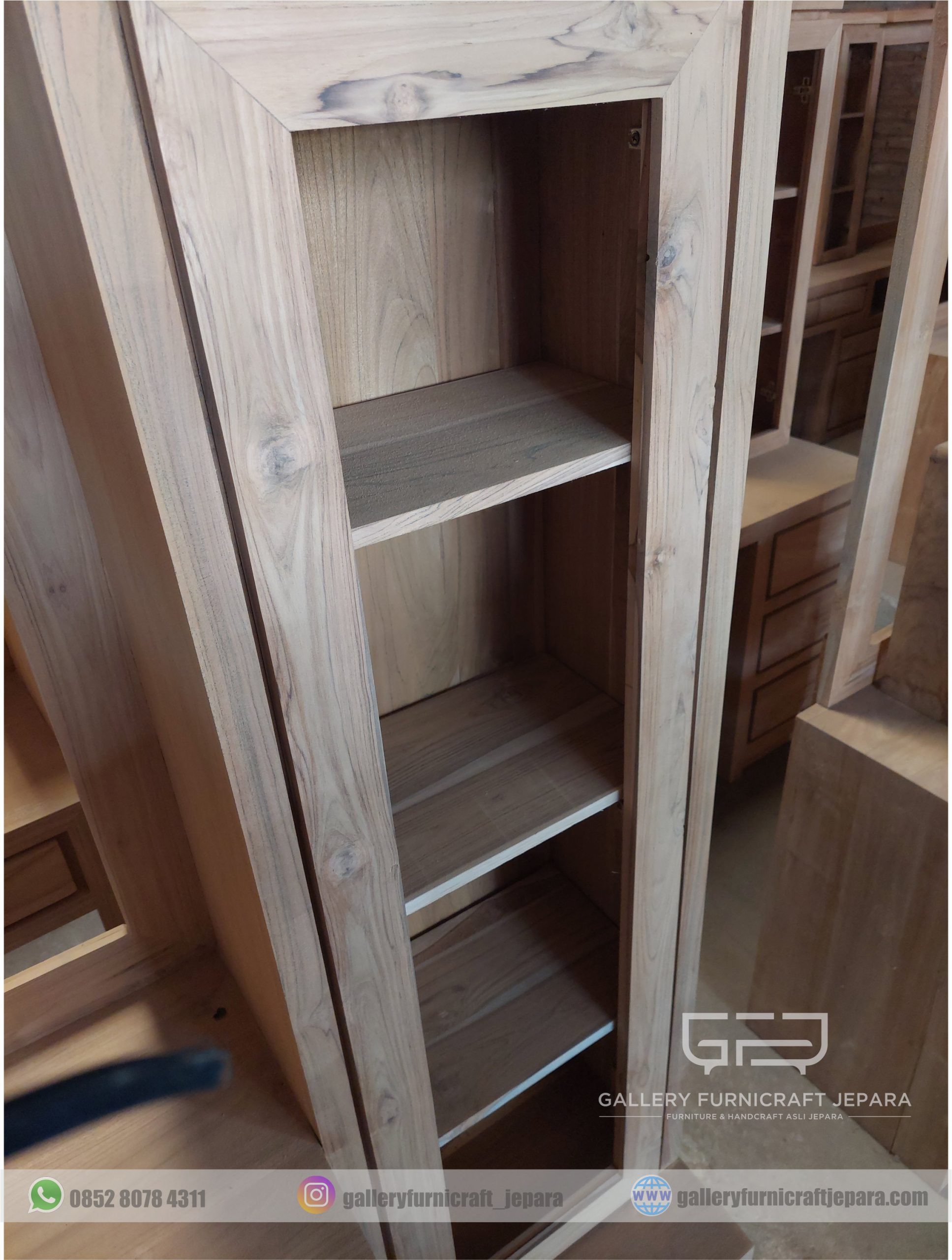 meja rias minimalis unfinish 120x45x17cm @1300 04