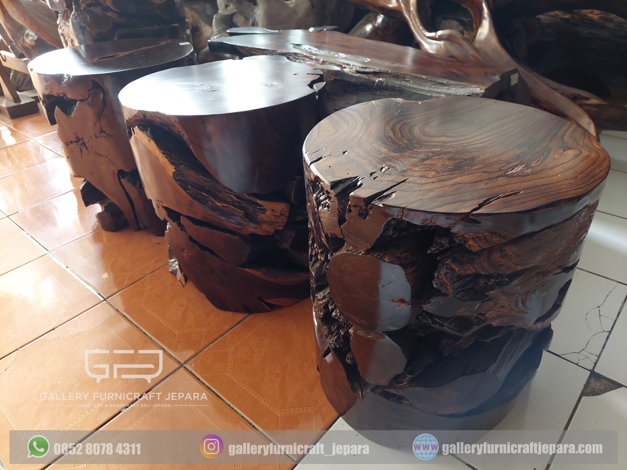 stool sonokeling antik 40x40x45cm @600