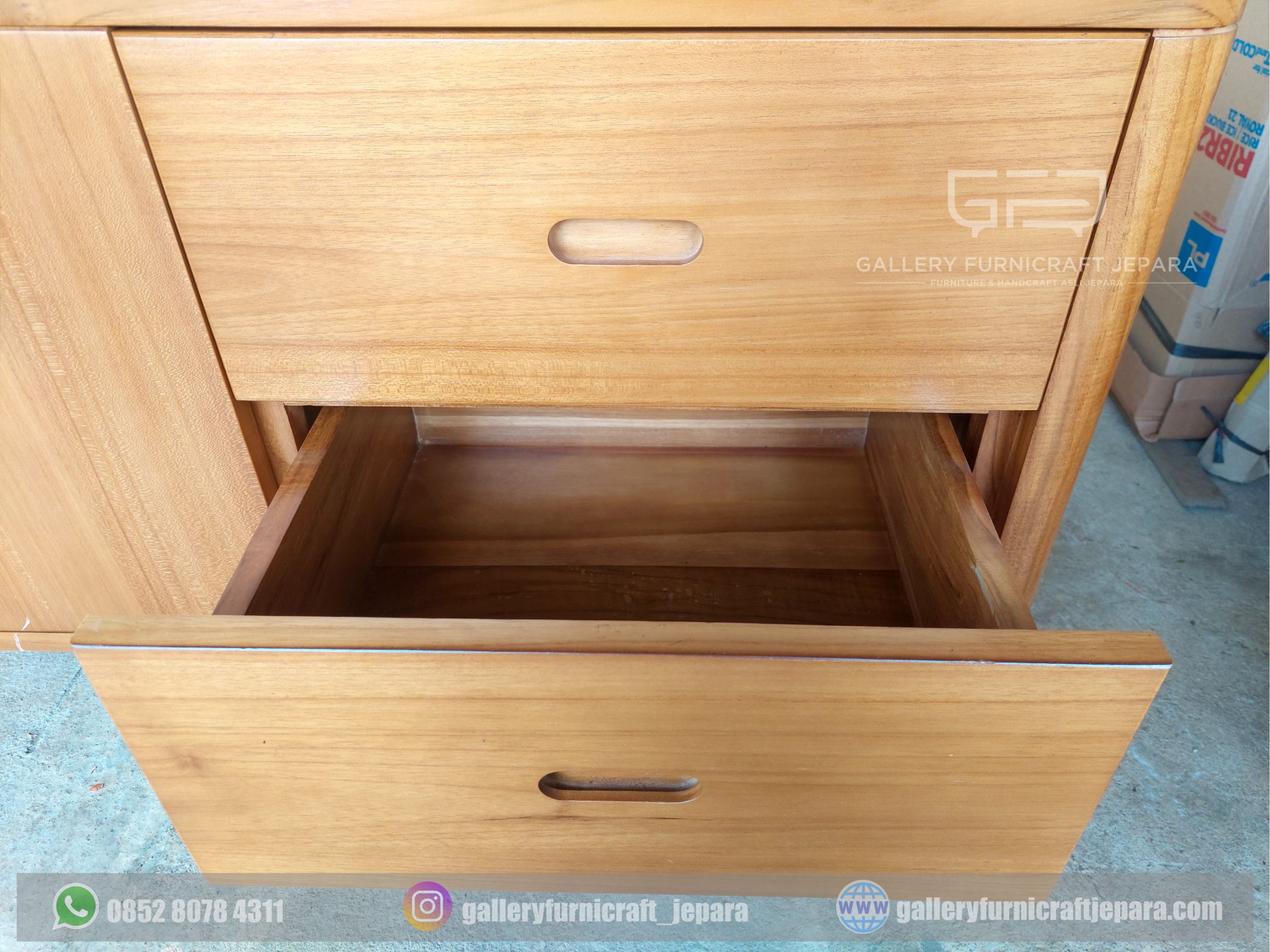 cabinet Tv scandinavian 4laci 2pintu 200x45x65cm 05