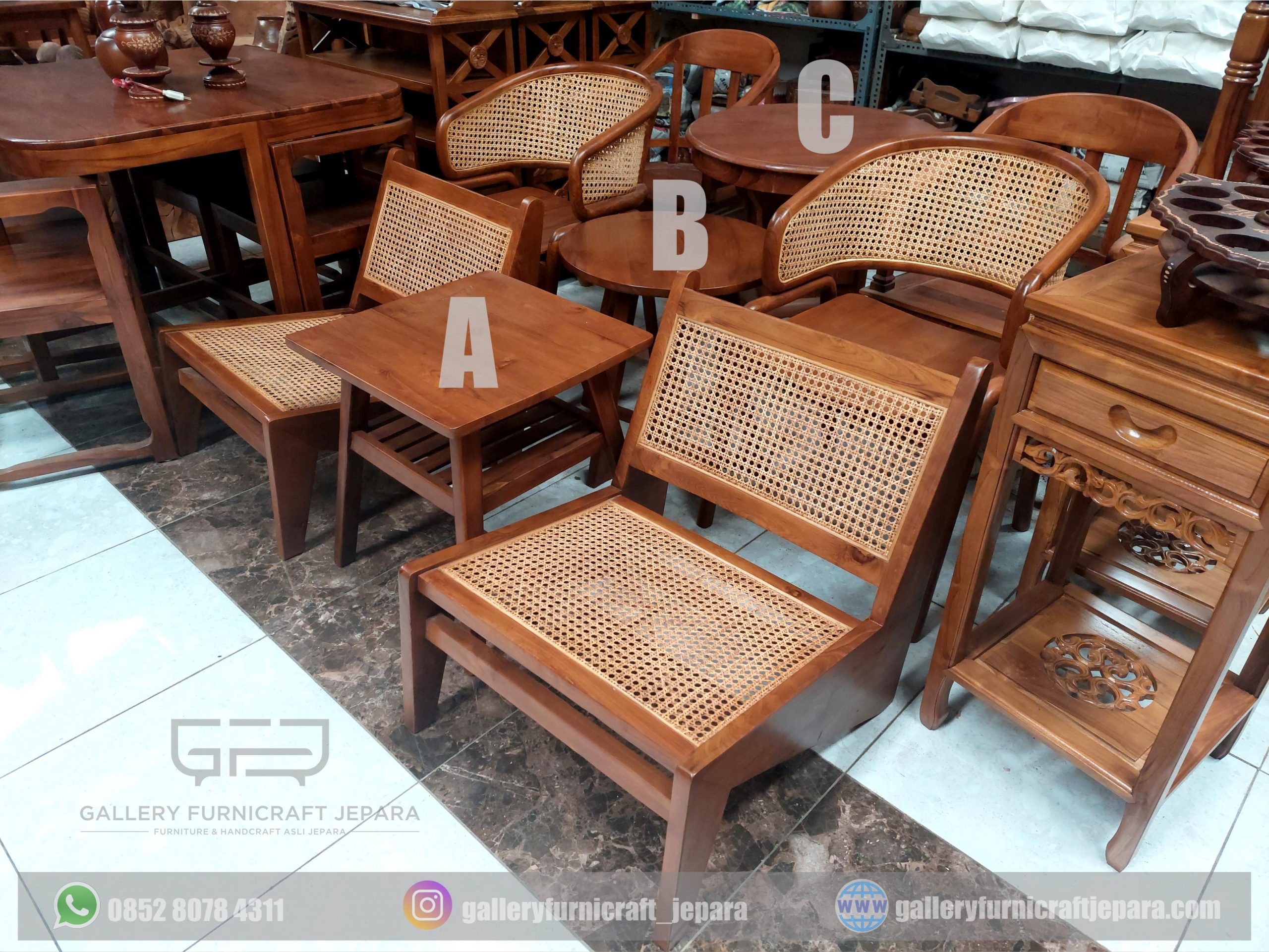 Kursi Teras Set Kayu Jati @2500 02