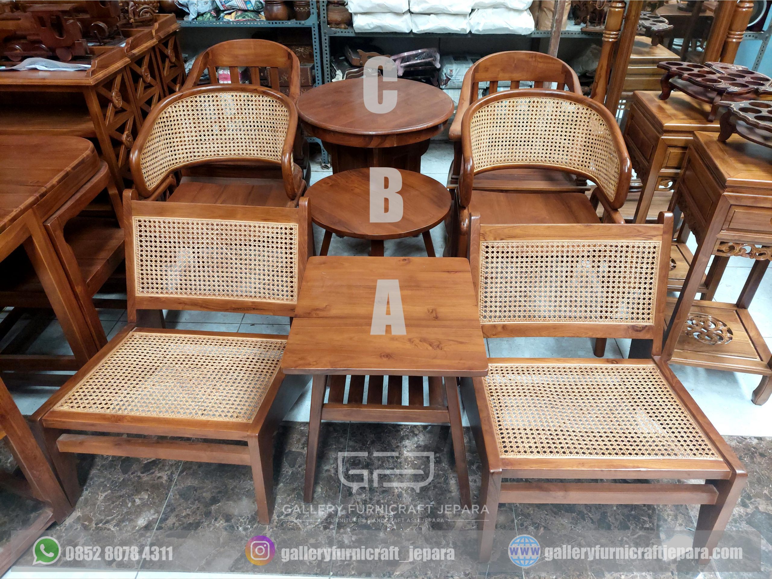 Kursi Teras Set Kayu Jati @2500 03