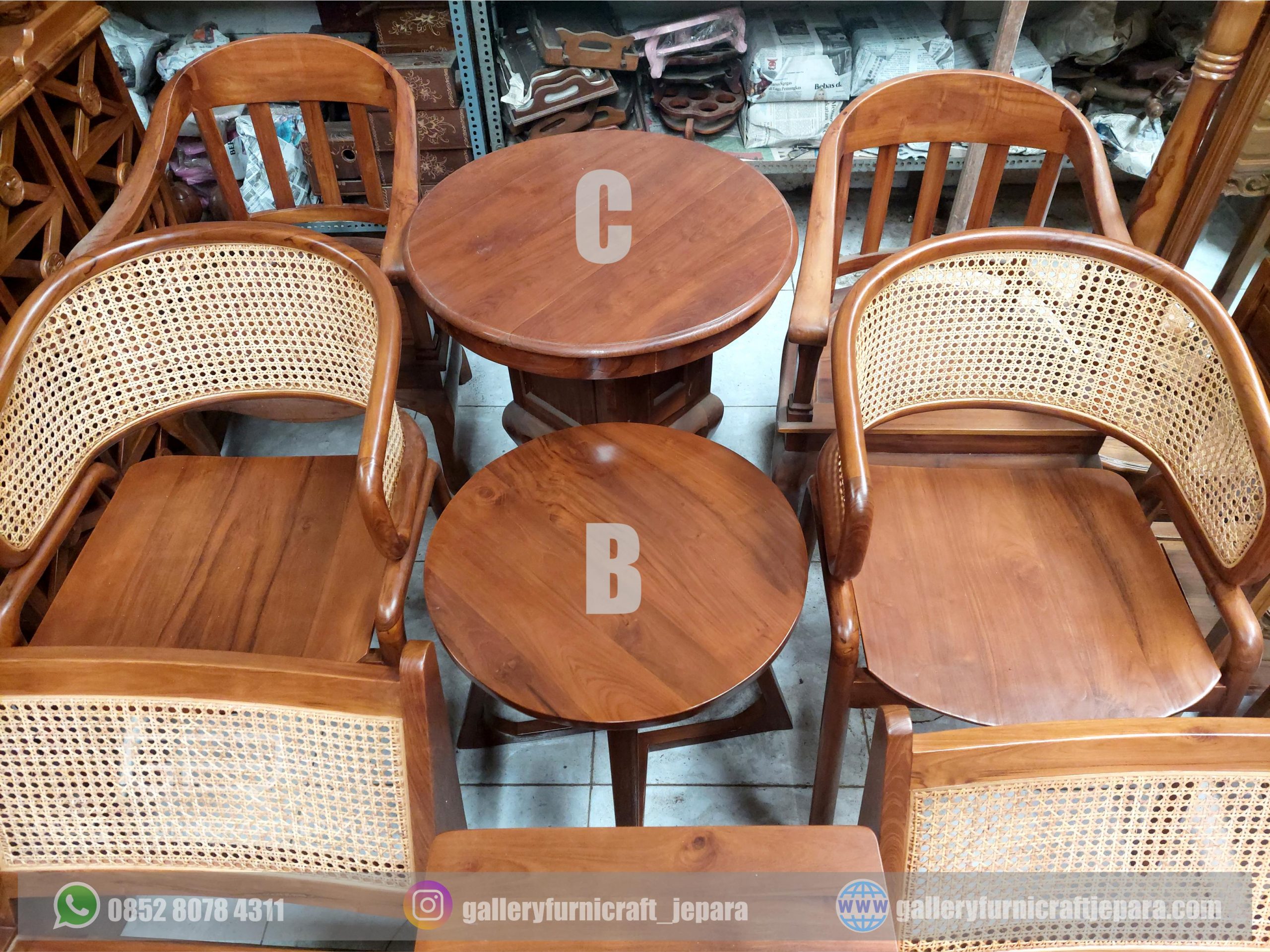 Kursi Teras Set Kayu Jati @2500 04