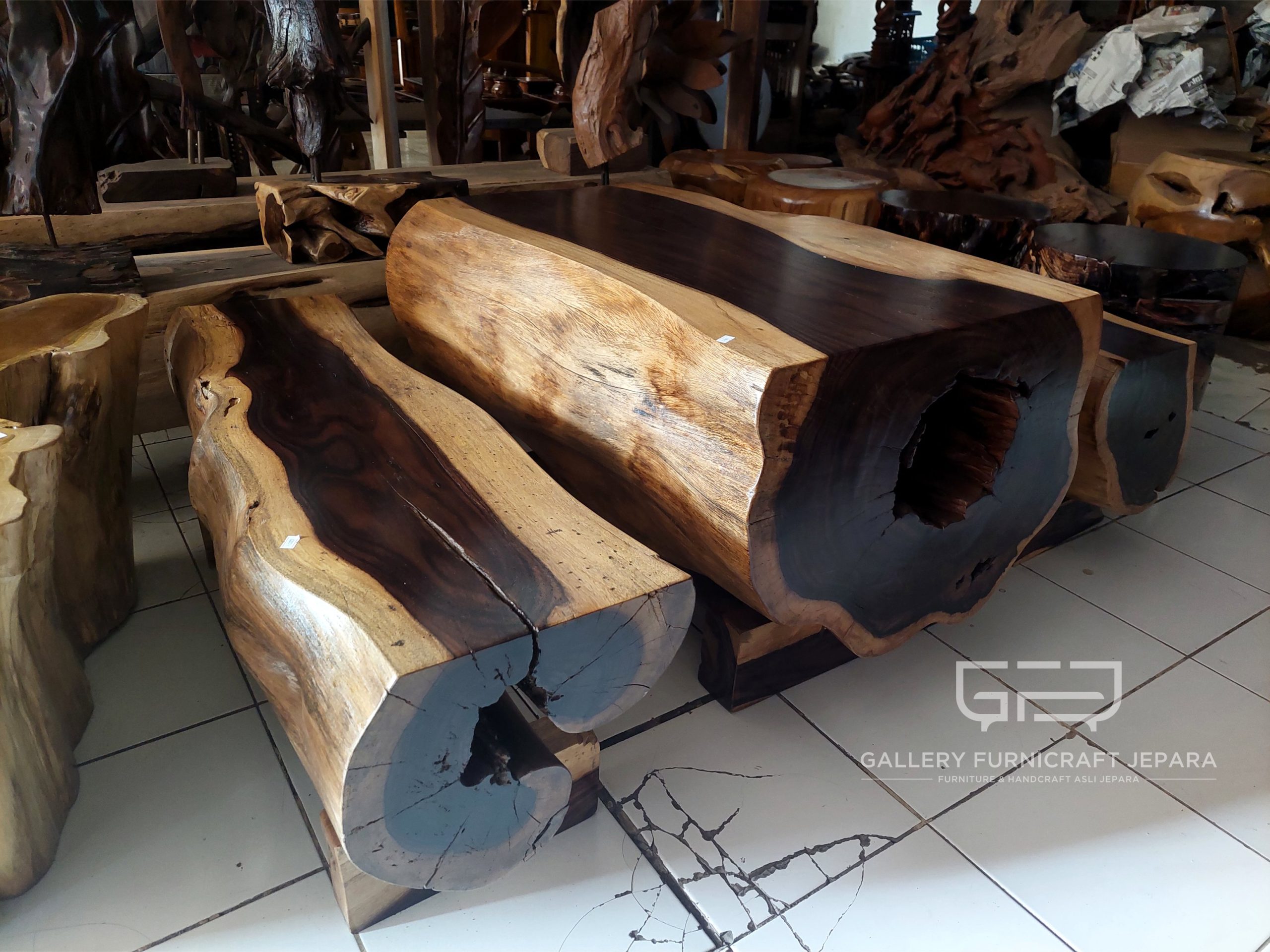 set bangku log sonokeling antik meja90x60x55cm@2500, kursi100x30x40@1000 03