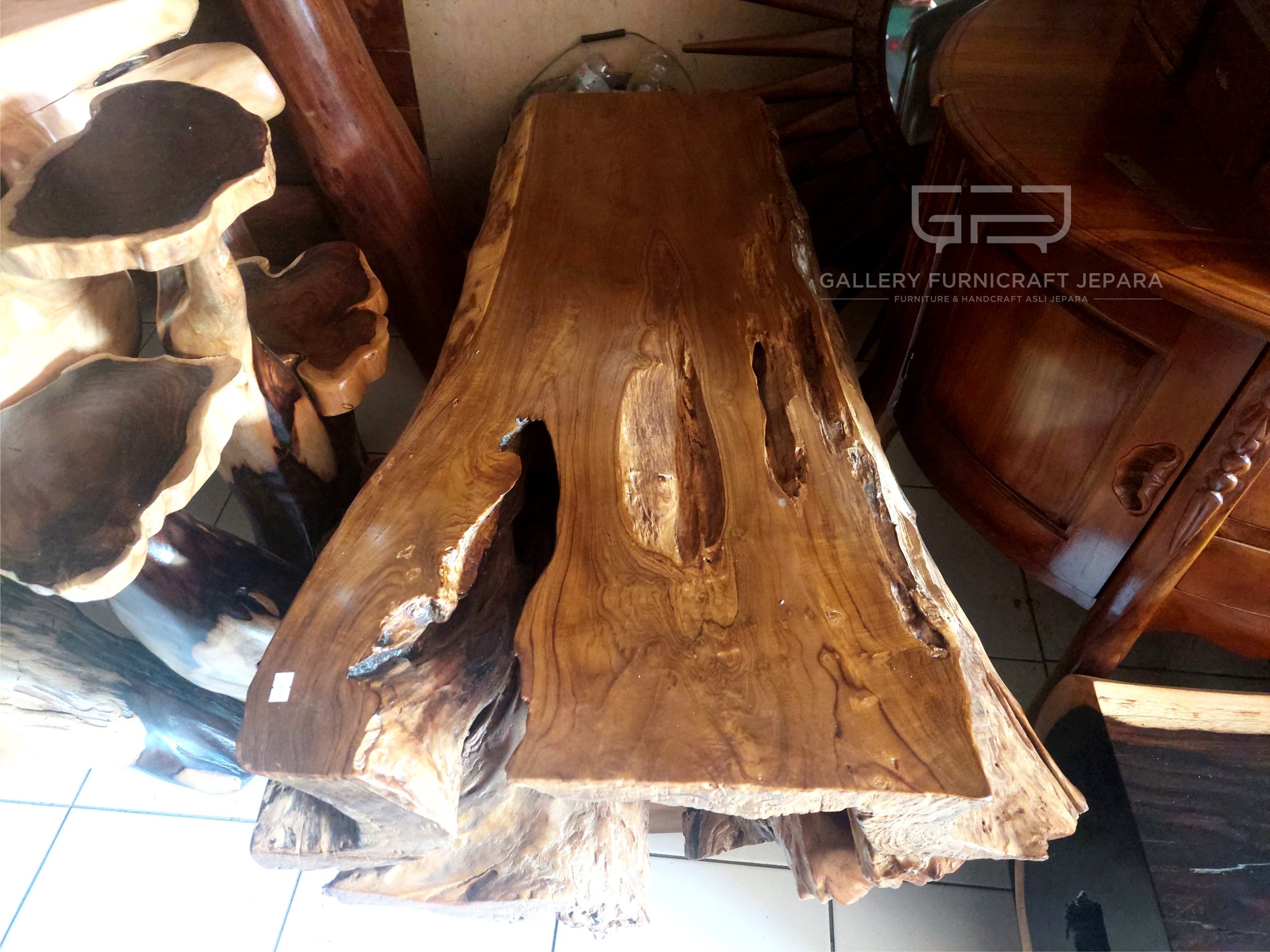meja akar jati antik 95x60-35x50cm @1500 #galehsantoso 05