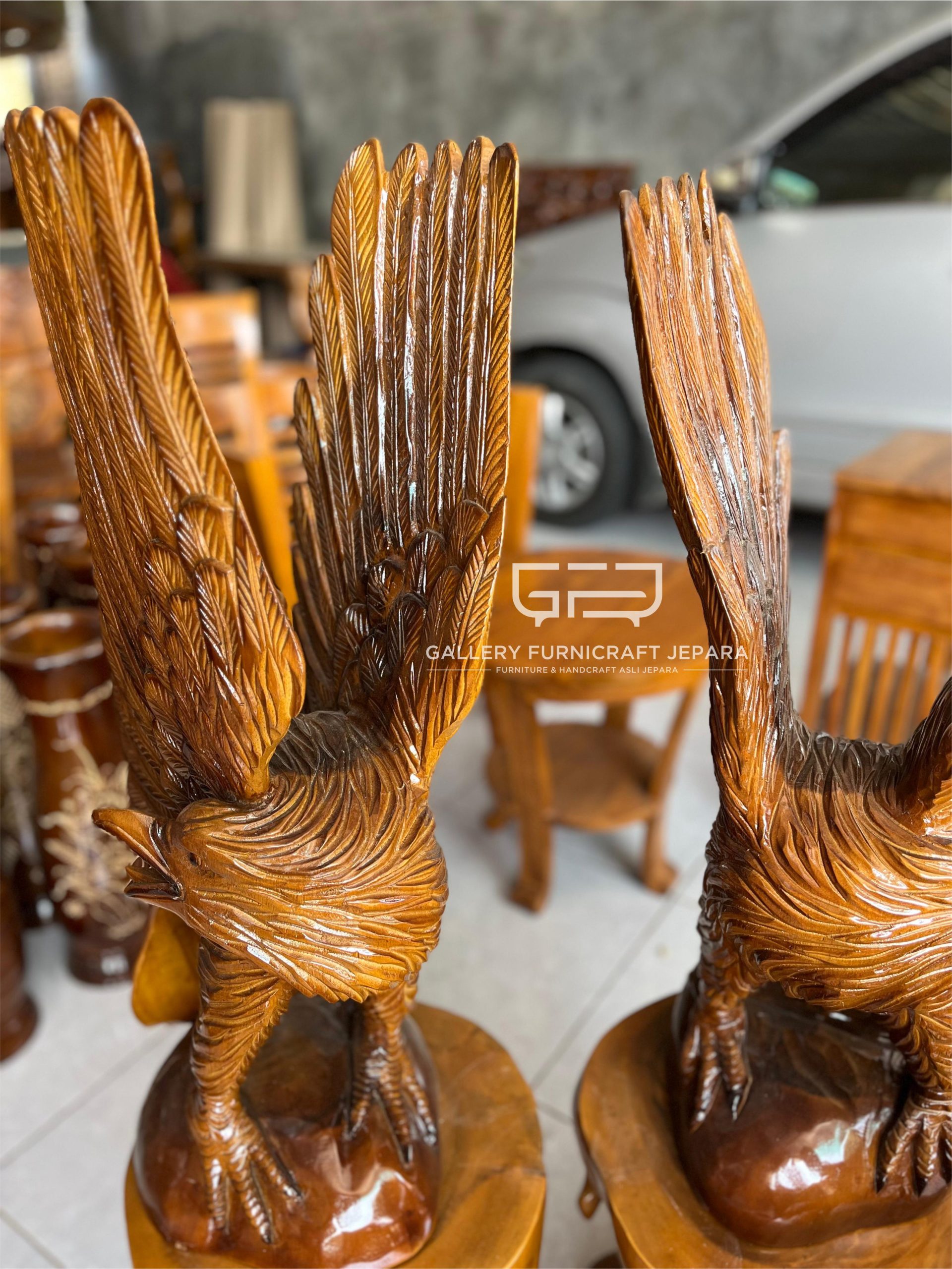 SKU200 patung burung elang hinggap 75cm @600 03