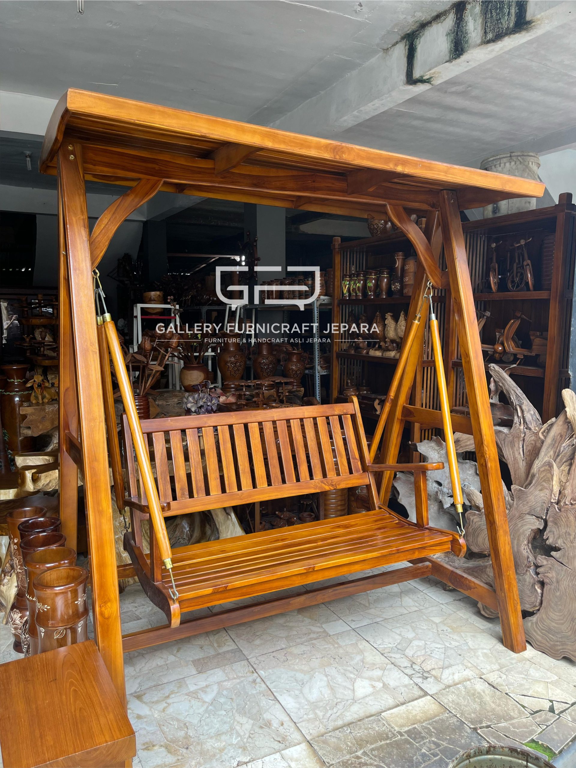 Ayunan Kayu Jati 170x95x190cm @1850 02