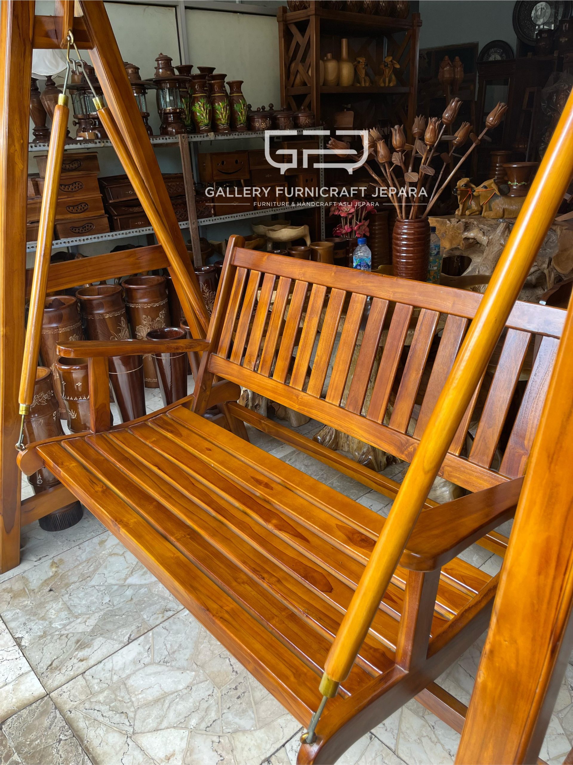 Ayunan Kayu Jati 170x95x190cm @1850 05