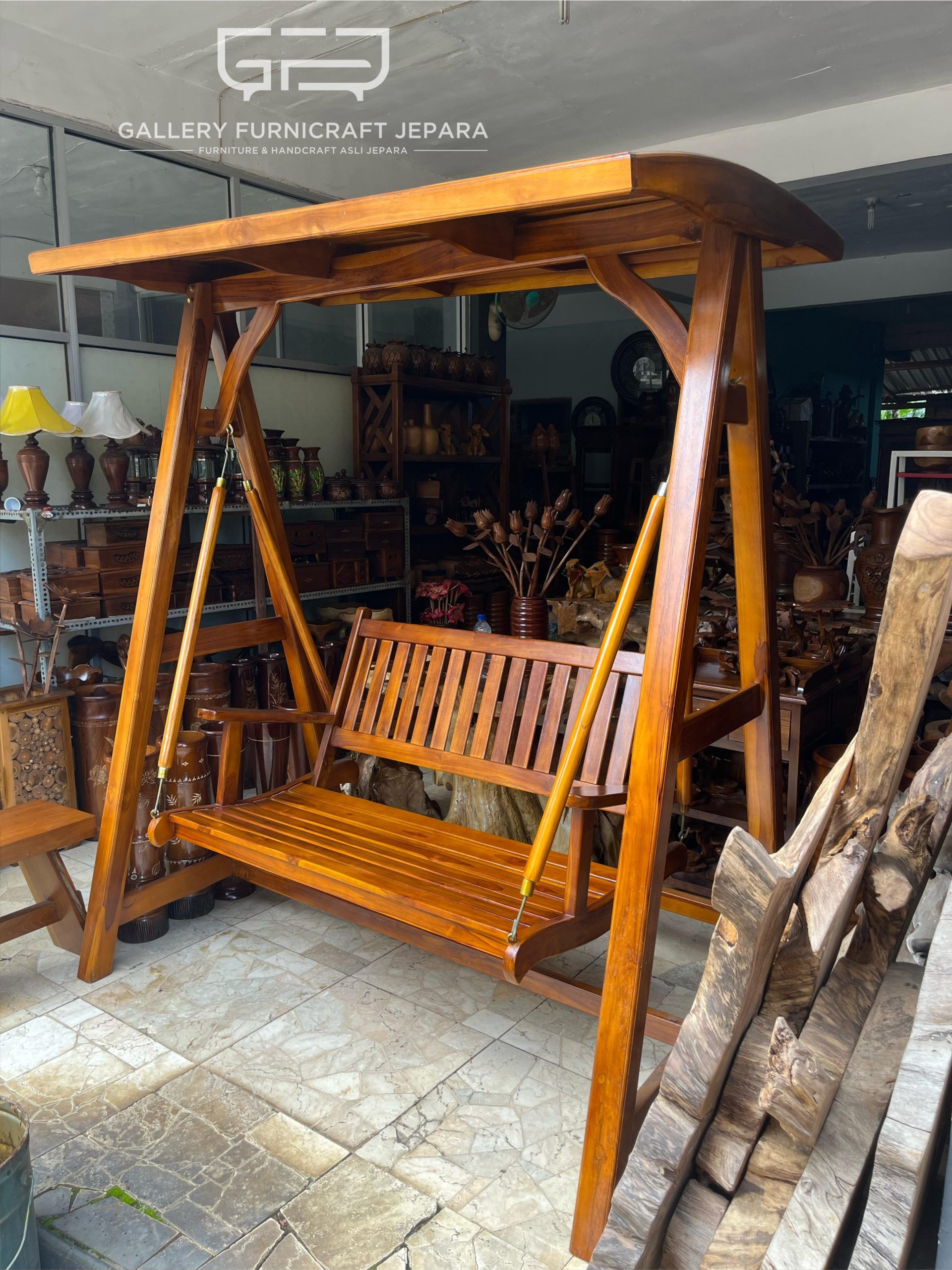 Ayunan Kayu Jati 170x95x190cm @1850