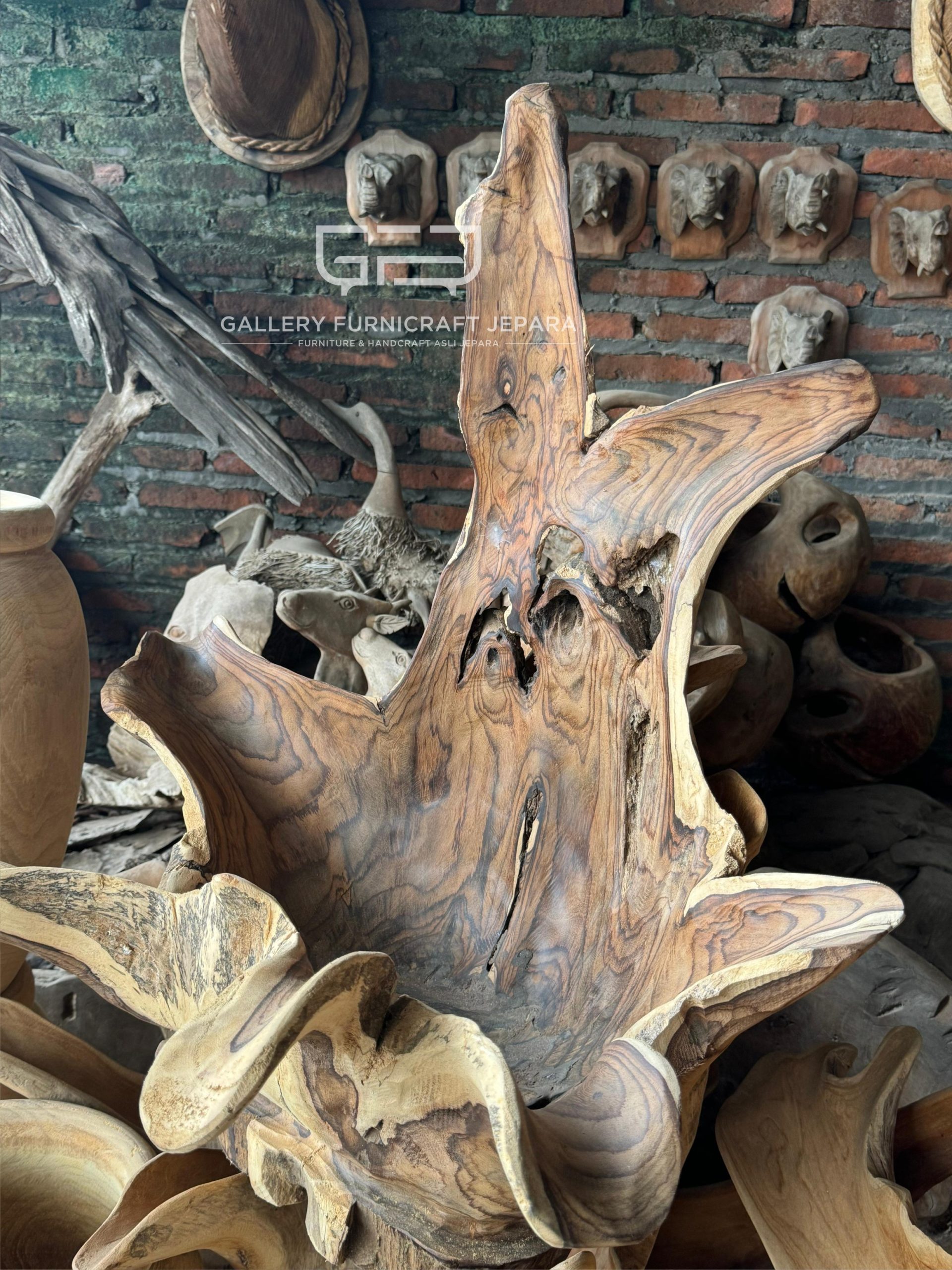 Tempat Buah Sonokeling Flower 65x50x65cm @450 02