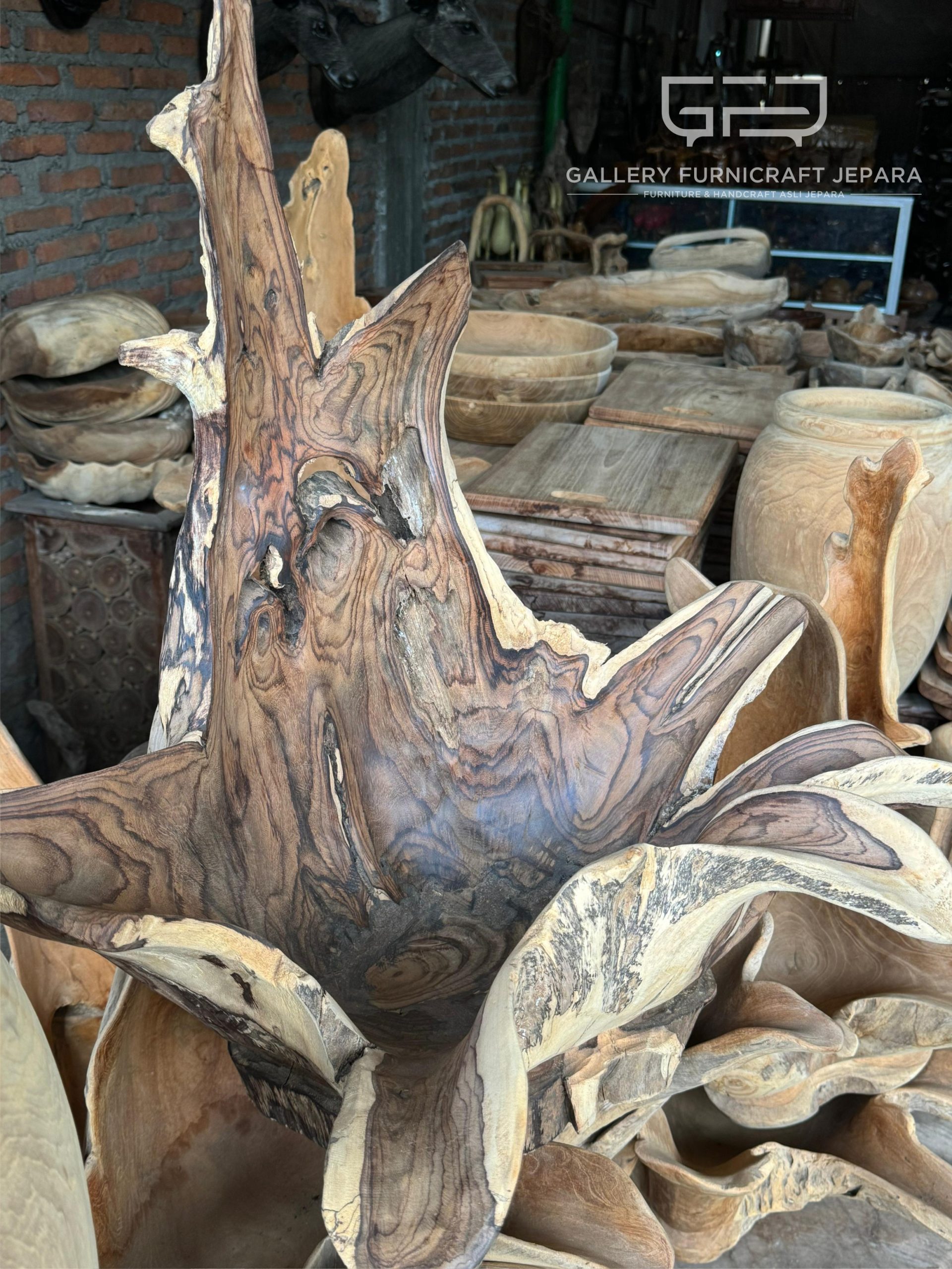 Tempat Buah Sonokeling Flower 65x50x65cm @450 03