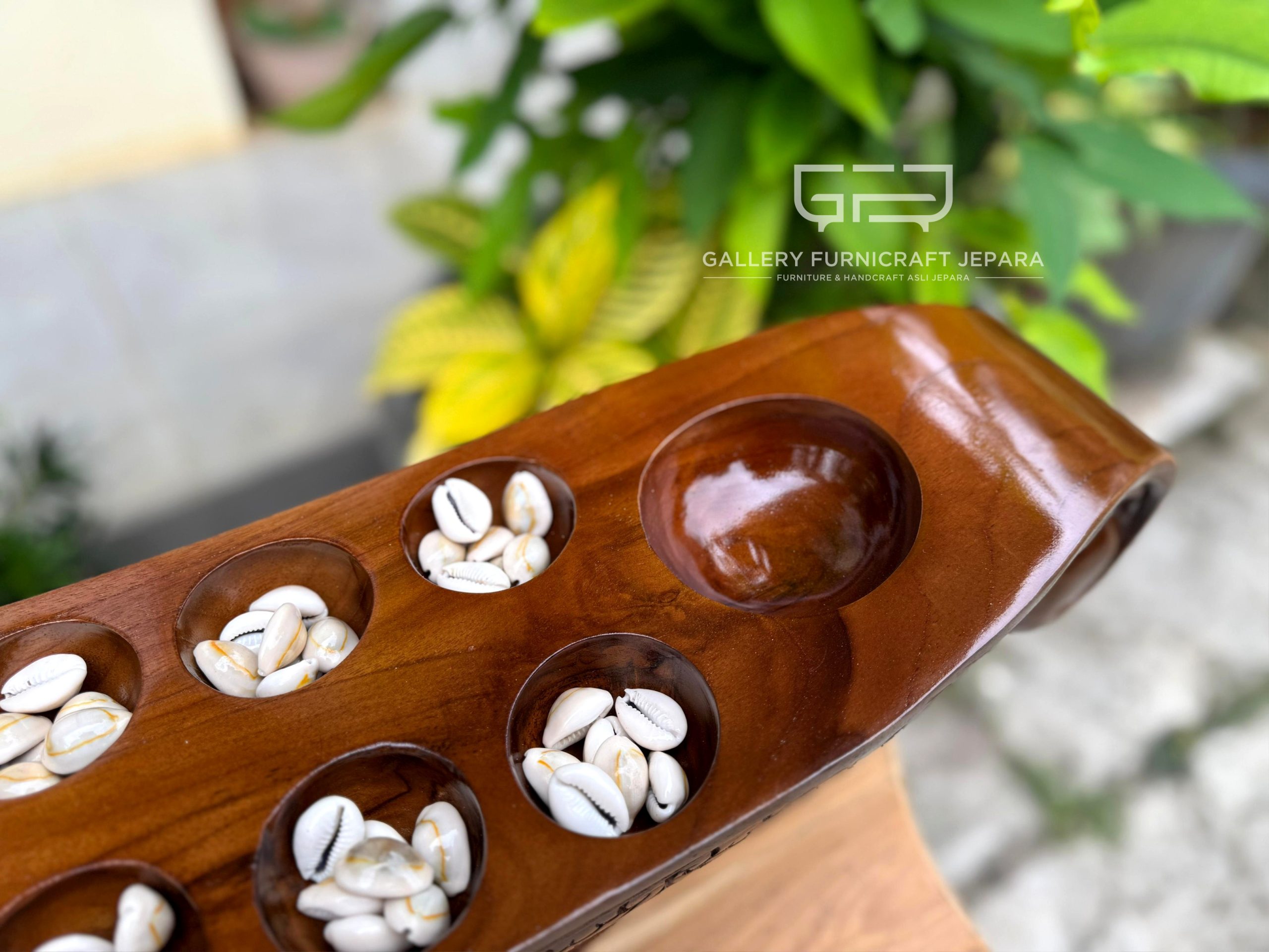 DAKON GAMELAN 7 LUBANG FULSETT TEMPAT KERANG BATIK 90X15X20CM 07
