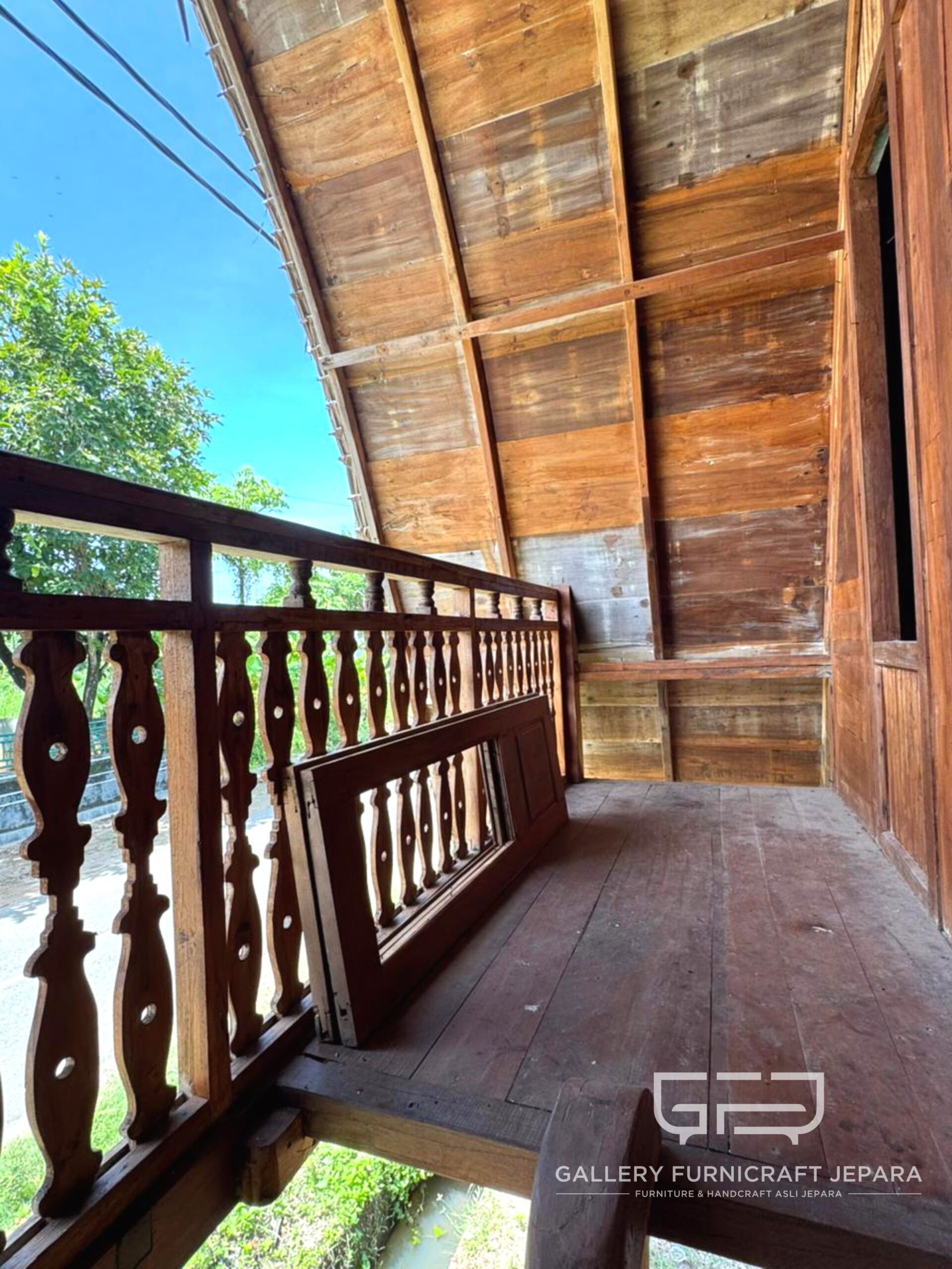 Rumah Kayu 2 Lantai 3x4 Tinggi 6,5 @57 07