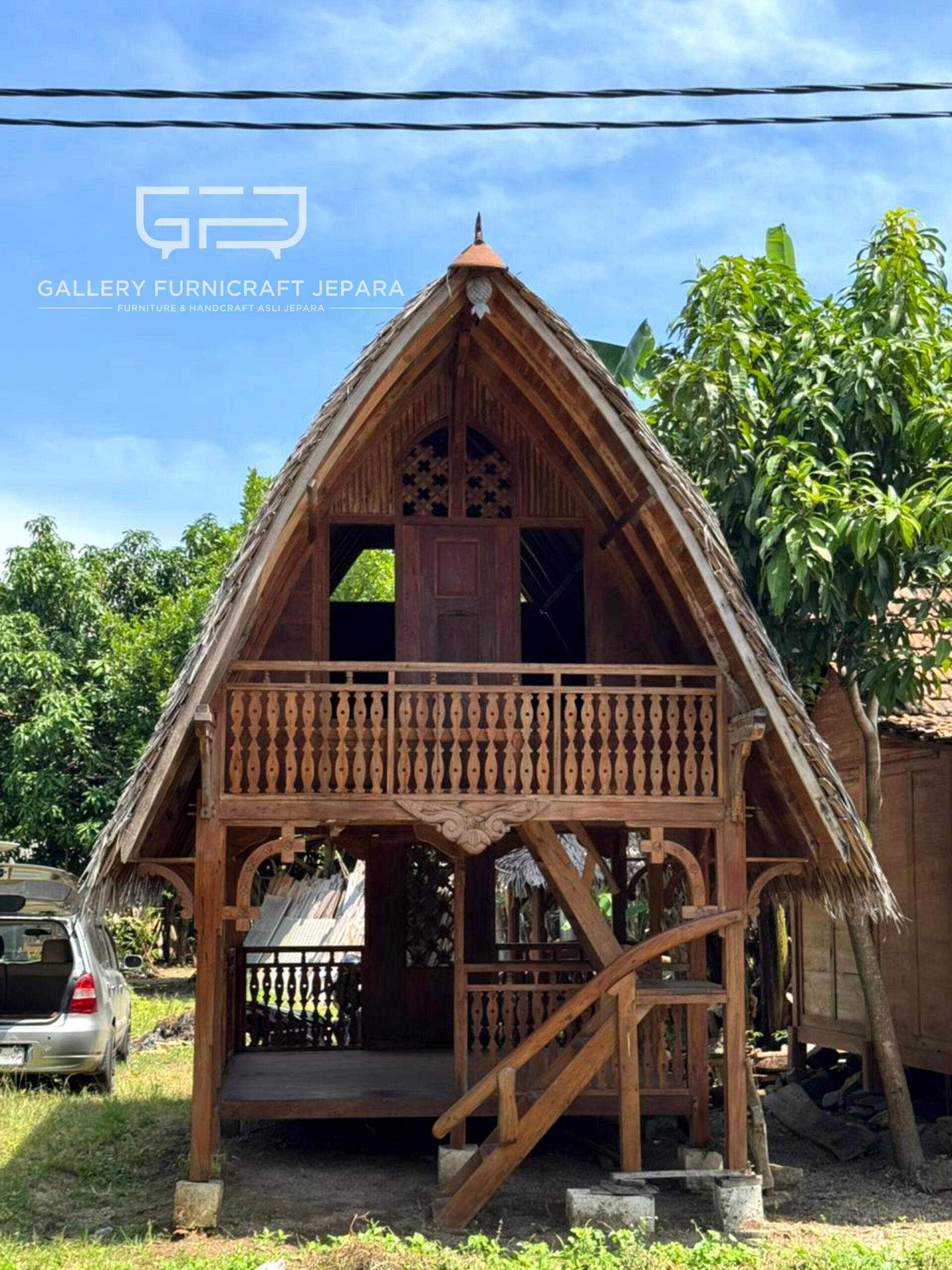 Rumah Kayu 2 Lantai 3x4 Tinggi 6,5 @57
