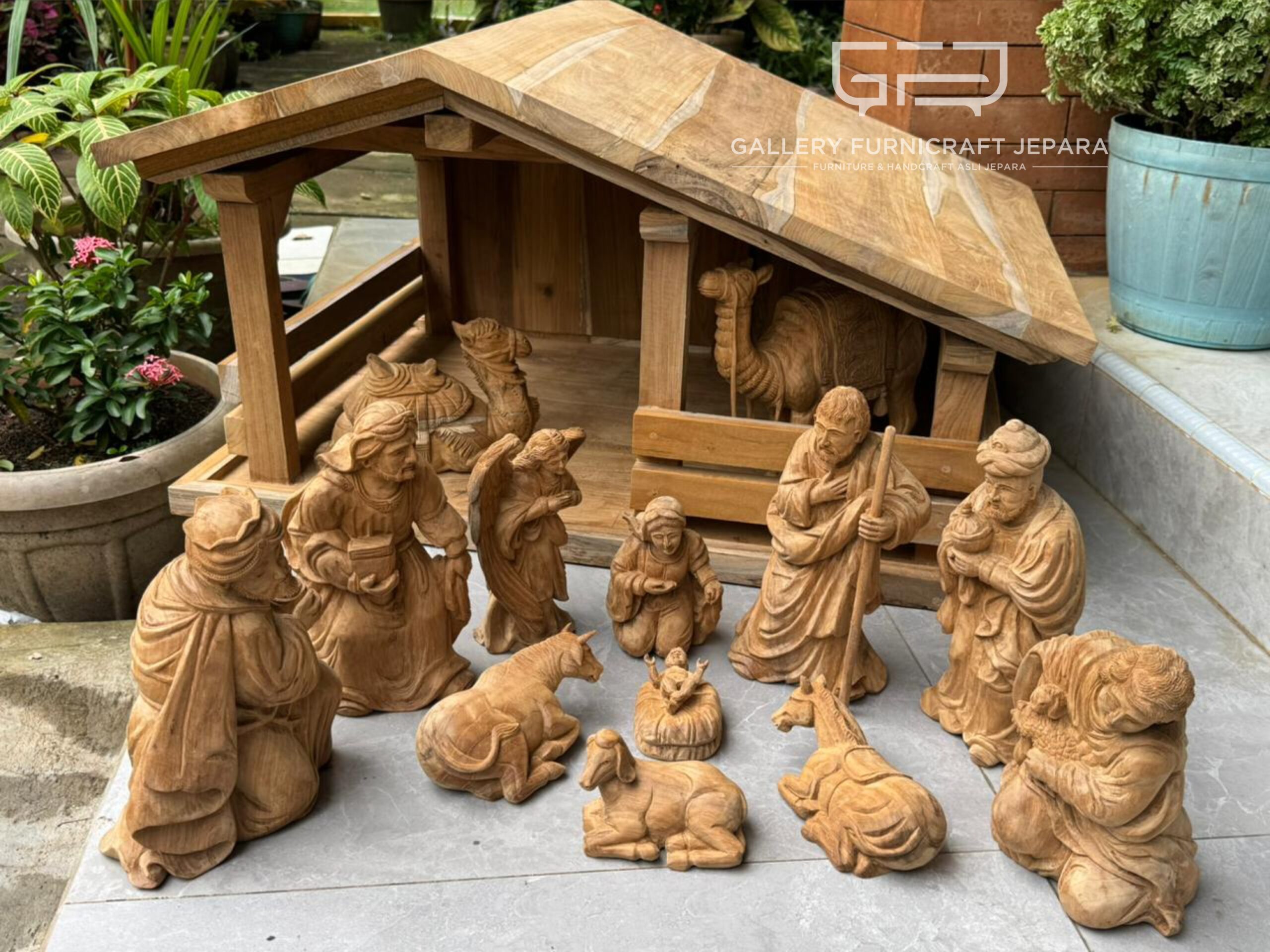 Nativity Set Patung Natal Lengkap 06