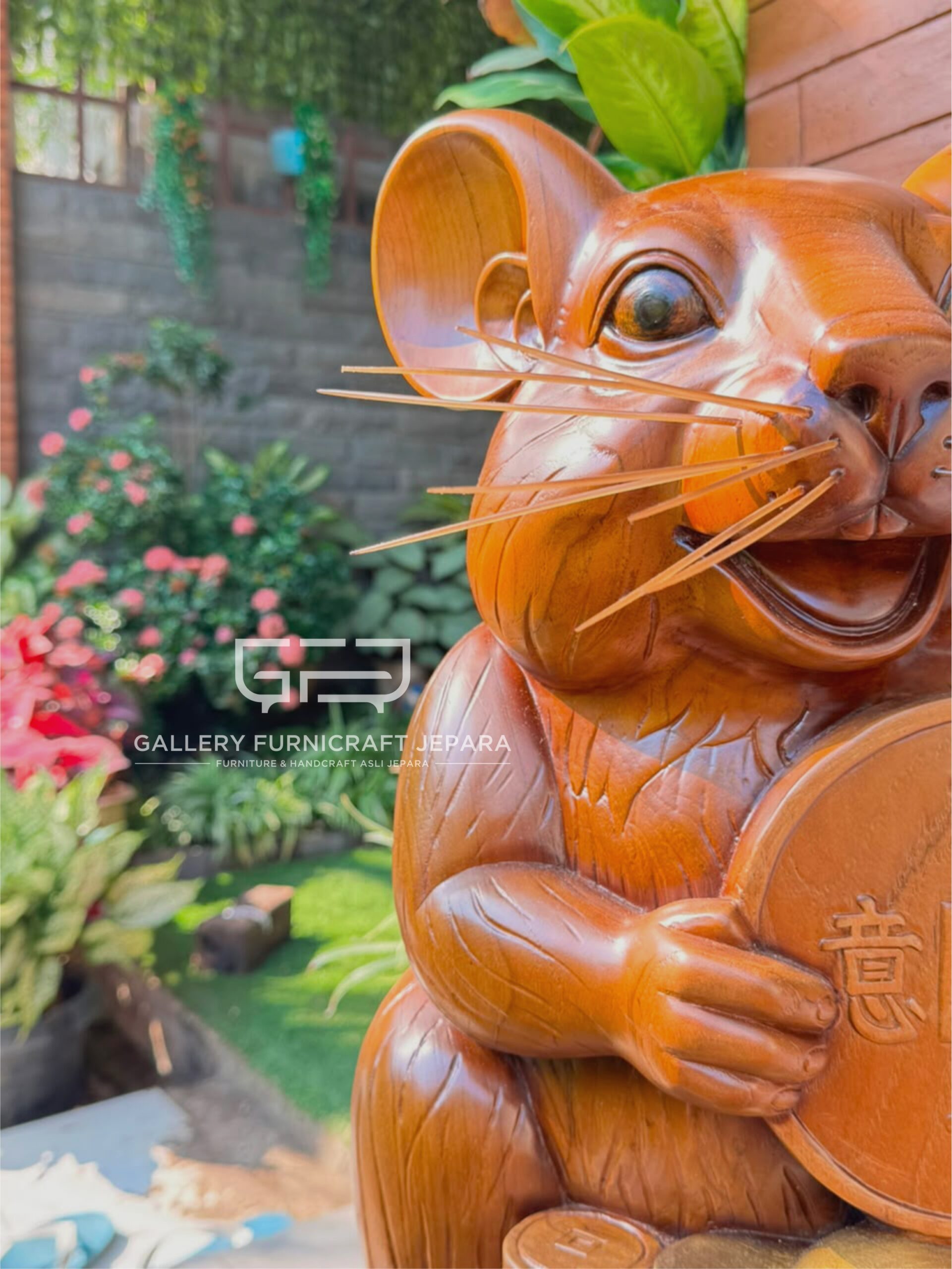 Feng Shui Rat Statue 52cm 09